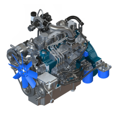 Двигатель MMZ-4D